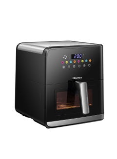Hisense 9L Air Fryer with Colorful Touch Panel, Air Fry, Preset Menus, 360° Circulation, Visible Basket, Large Capacity 9 L 2700 W H09AFBKS4S Black  - Image 3