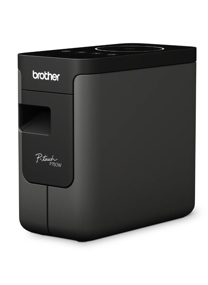 بروذر طابعة ملصقات PT-P750W لاسلكية/USB 2.0/NFC تتصل بجهاز الكمبيوتر الخاص بك مع ميزات الطباعة اللاسلكية للهاتف الذكي/الكمبيوتر اللوحي - Image 4