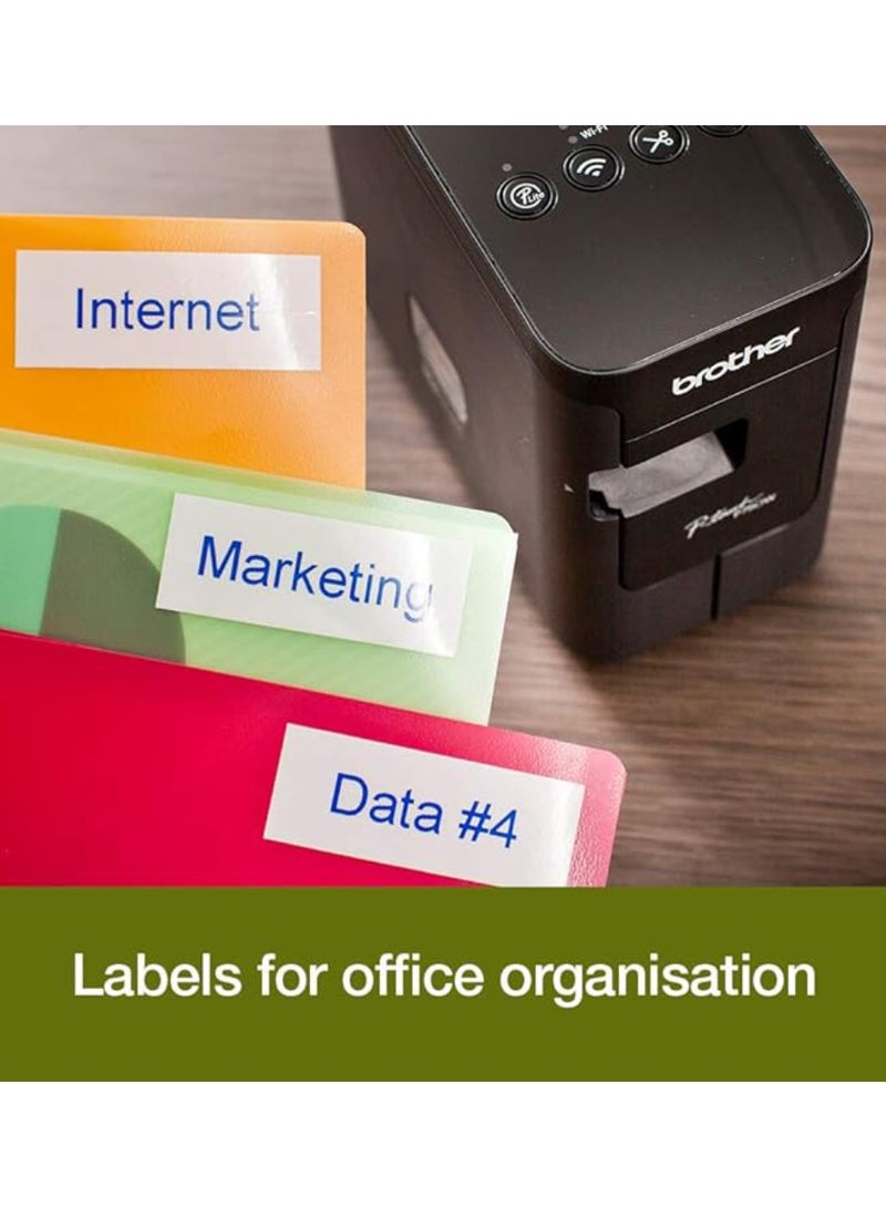 بروذر طابعة ملصقات PT-P750W لاسلكية/USB 2.0/NFC تتصل بجهاز الكمبيوتر الخاص بك مع ميزات الطباعة اللاسلكية للهاتف الذكي/الكمبيوتر اللوحي - Image 5