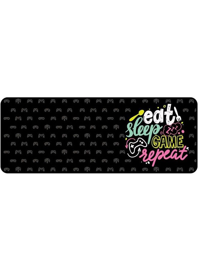 Gamertek GamerTek Eat Sleep Game Desk Mat (80x30 cm)  - Image 1