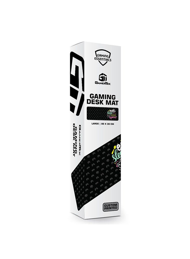 Gamertek GamerTek Eat Sleep Game Desk Mat (80x30 cm)  - Image 4