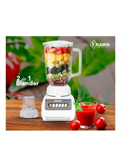 KRAWN 2 In1 Blender With Multiple Speed Control 1.5 L 300 W KW KB 999 White 