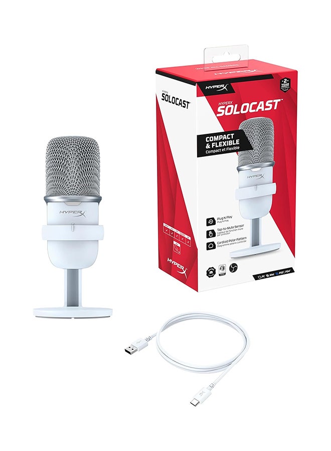 HYPERX - HyperX SoloCast- 24 Bit Upgrate - USB Condenser Gaming Microphone, for PC, PS4, and Mac - Image 1