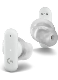 Logitech Logitech G FITS True Wireless Gaming Earbuds, Custom Moulded Fit, LIGHTSPEED + Bluetooth, Four Beamforming Microphones, PC, Mac, PS5, PS4, Mobile, Nintendo Switch - White  - Image 1