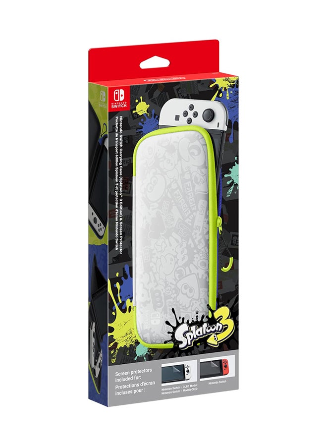 Nintendo Switch Official Carry Case & Screen Protector - Splatoon 3 Edition - Image 1