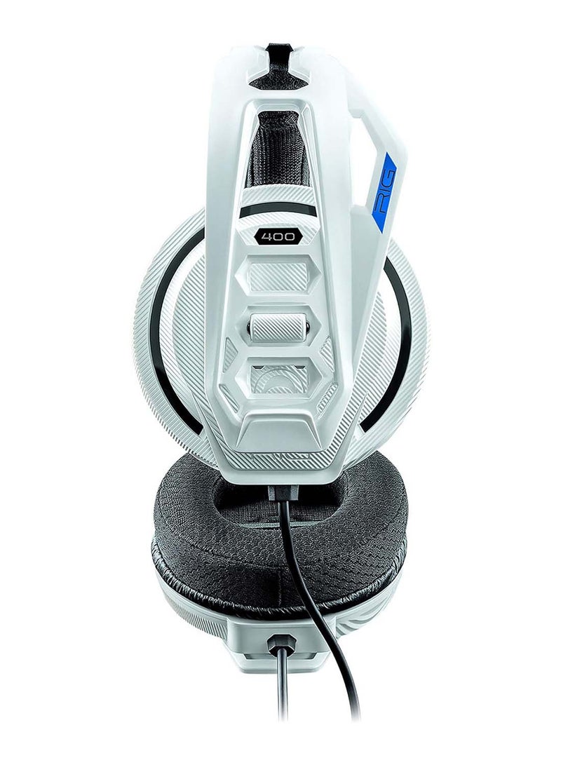 ناكون سماعة رأس للألعاب RIG400HS من ناكون لبلاي ستيشن 5 باللون الأبيض - Image 2