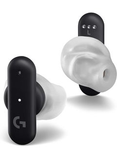 Logitech Logitech G FITS True Wireless Gaming Earbuds, Custom Moulded Fit, LIGHTSPEED + Bluetooth, Four Beamforming Microphones, PC, Mac, PS5, PS4, Mobile, Nintendo Switch - Black  - Image 1