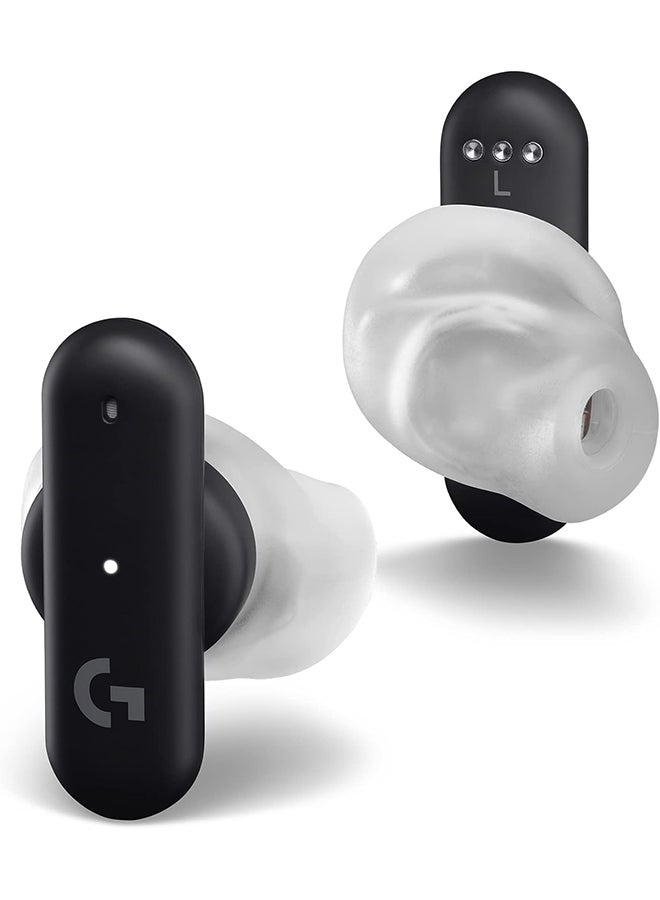 Logitech - Logitech G FITS True Wireless Gaming Earbuds, Custom Moulded Fit, LIGHTSPEED + Bluetooth, Four Beamforming Microphones, PC, Mac, PS5, PS4, Mobile, Nintendo Switch - Black - Image 1