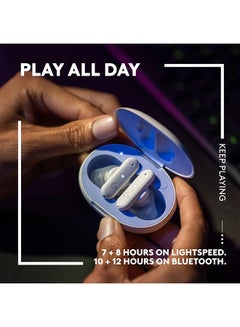 Logitech Logitech G FITS True Wireless Gaming Earbuds, Custom Moulded Fit, LIGHTSPEED + Bluetooth, Four Beamforming Microphones, PC, Mac, PS5, PS4, Mobile, Nintendo Switch - Black  - Image 3