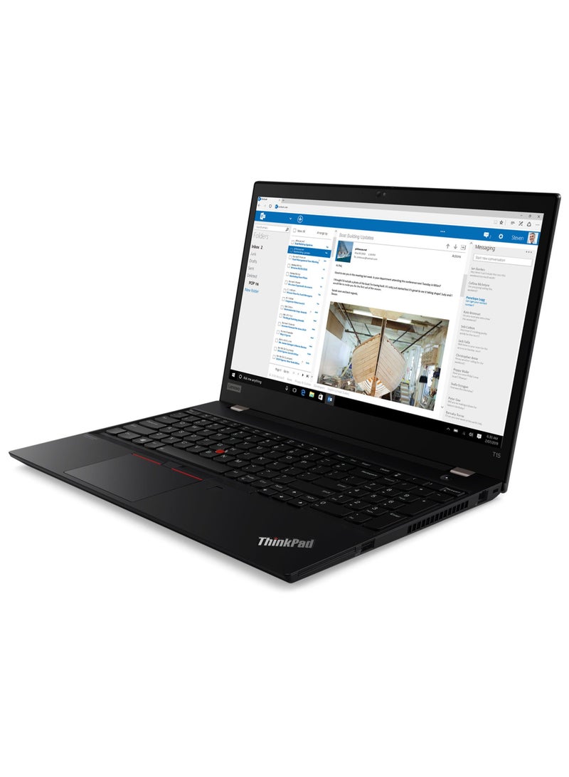 Lenovo - ThinkPad T15 Gen 2 Business Laptop 15.6-Inch FHD Display, Core i7-1165G7 Processor/40GB RAM/2TB SSD/Intel Iris Xe Graphics/Windows 10 Pro English Black - Image 1