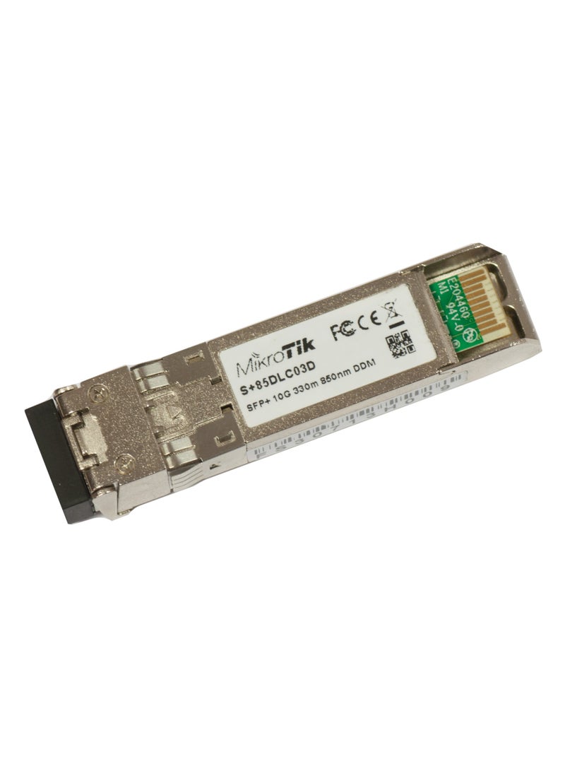 Mikrotik SFP Module 10G Multi Mode 300m 850nm S+85DLC03D Silver 