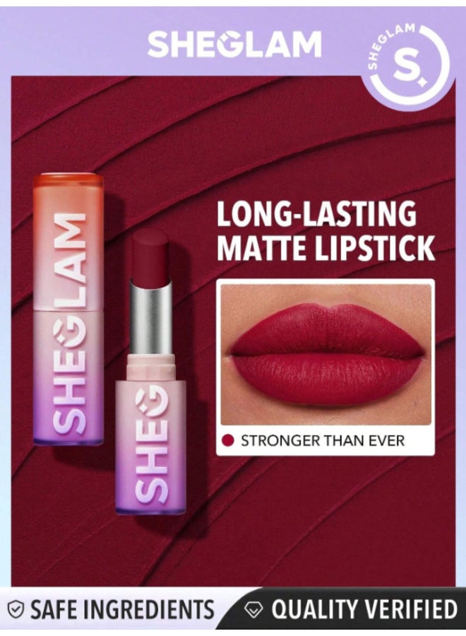 SHEGLAM - Dynamatte Boom Long Lasting Matte Lipstick Ever - Image 1