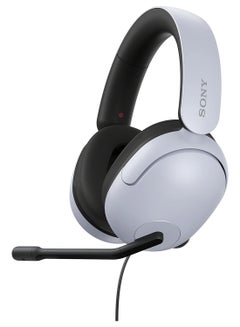 Sony Sony INZONE H3 Wired Gaming Headset, Over ear Headphones with 360 Spatial Sound, MDR G300, White  - Image 1