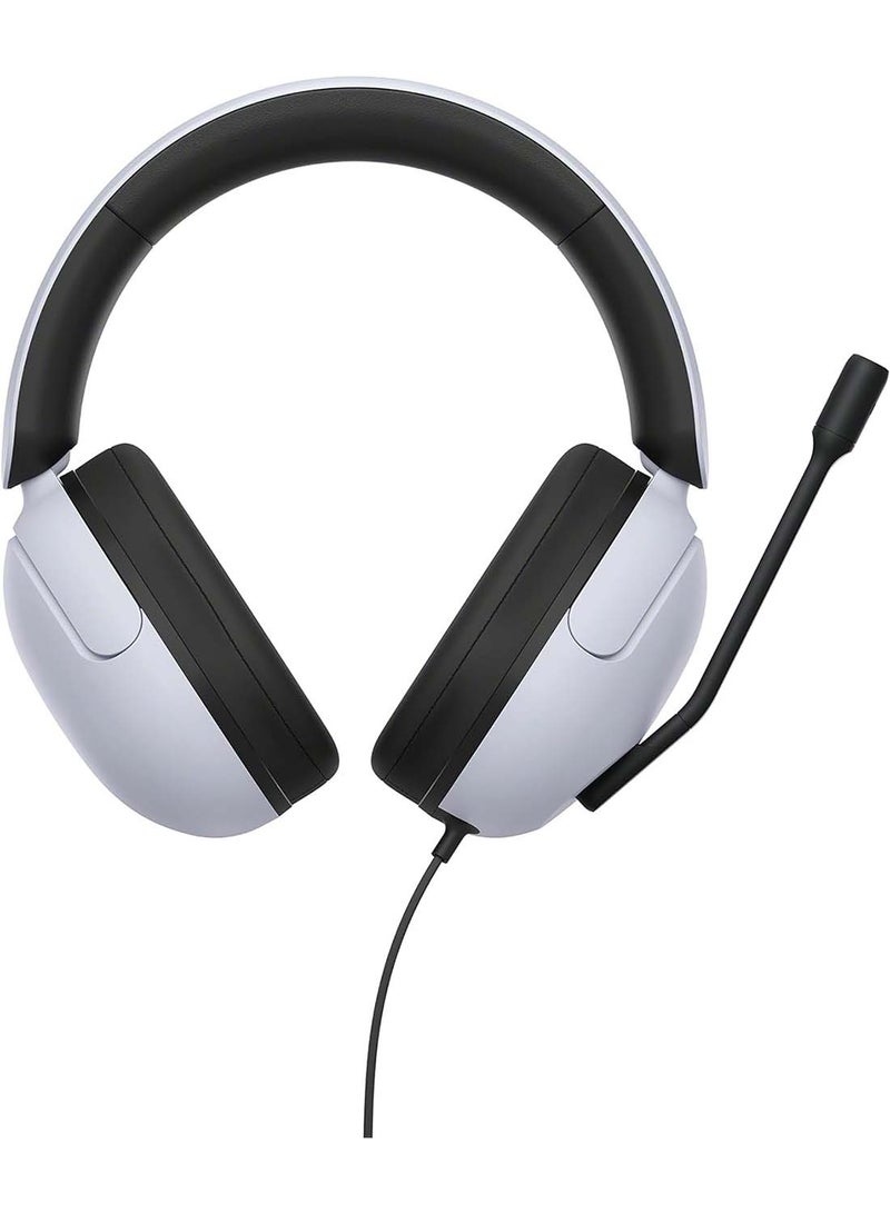 Sony - Sony INZONE H3 Wired Gaming Headset, Over ear Headphones with 360 Spatial Sound, MDR G300, White - Image 1