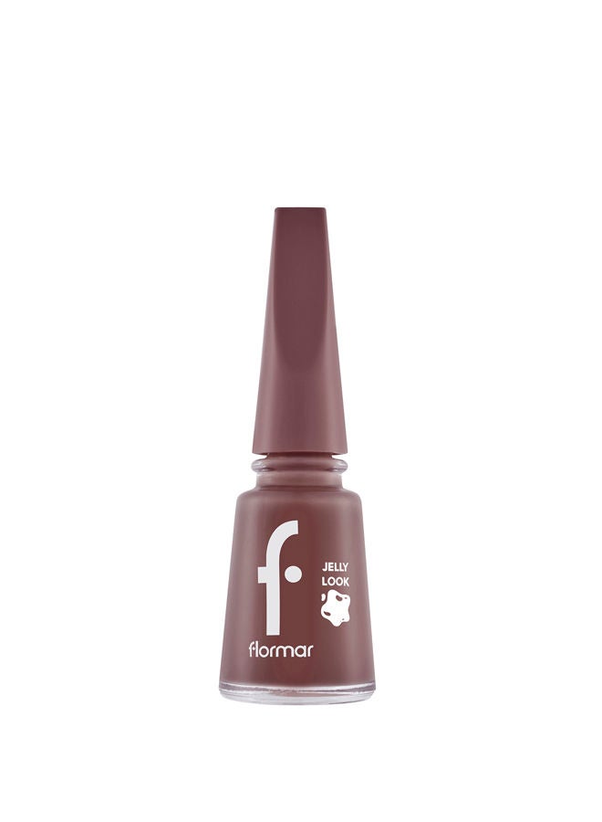 flormar Jelly Look Nail Enamel 54 Terracotta  - Image 1
