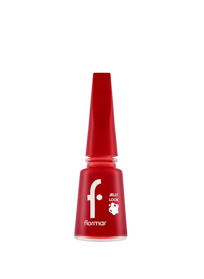 flormar Jelly Look Nail Enamel 05 Fire Red  - Image 1