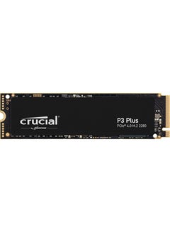 crucial Crucial 4TB P3 Plus NVMe PCIe 4.0 M.2 Internal SSD, Up to 4800MB MB/s Sequential Read & Up to 4100MB/s Sequential Write Speeds, Micron 3D NAND, 1.5H Hour MTBF, SMART & TRIM Support CT4000P3PSSD8 4 TB  - Image 1