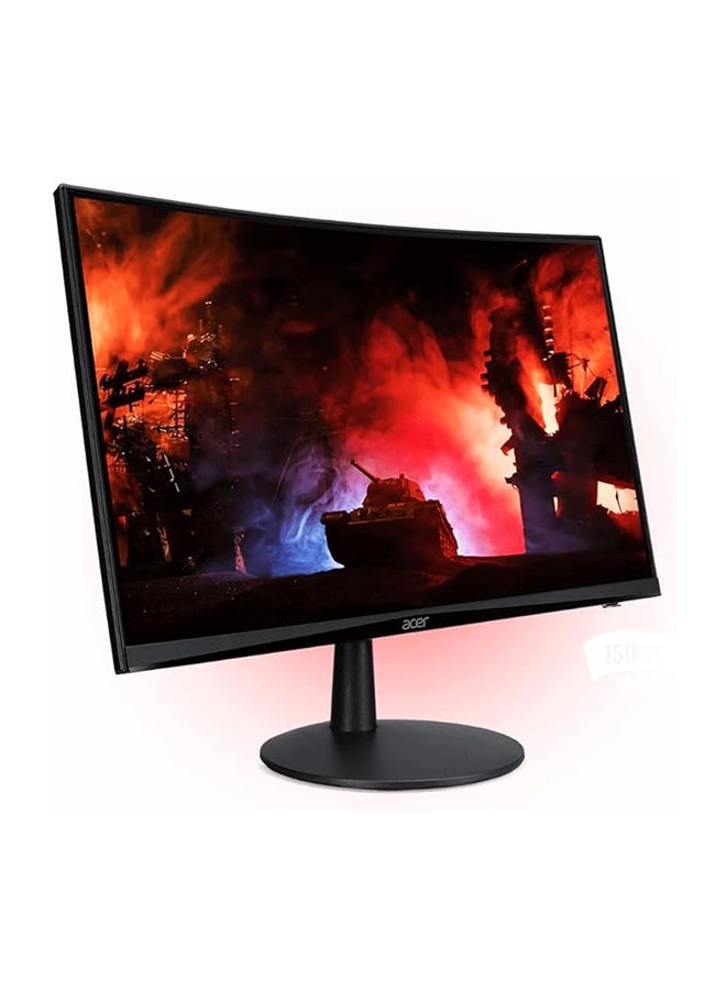 Acer - Nitro "ED240Q S3" Curved Gaming Monitor 23.6" Inch FHD (1920x1080) VA Panel Technology, HDR10, 180Hz Refresh Rate, UpTo 1ms Response Time, AMD FreeSync Premium technology & Built-in Speakers Black - Image 1
