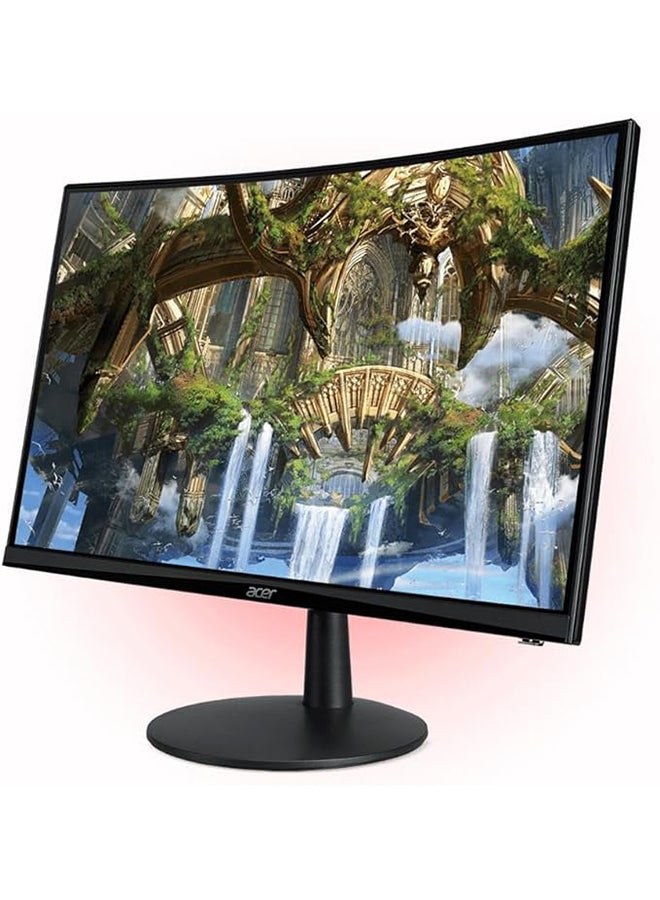 Acer - Nitro "ED240Q S3" Curved Gaming Monitor 23.6" Inch FHD (1920x1080) VA Panel Technology, HDR10, 180Hz Refresh Rate, UpTo 1ms Response Time, AMD FreeSync Premium technology & Built-in Speakers Black - Image 1