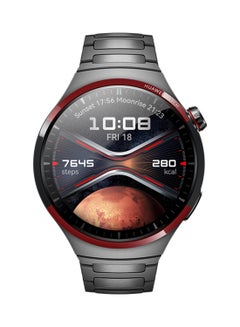 HUAWEI Watch 4 Pro Smartwatch, Spherical Sapphire Glass, Health At A Glance, eSIM Cellular Calling, 21-Day Battery Life, ECG Analysis, 100+ Workout Modes, Compatible With Andriod And iOS Grey  - Image 1