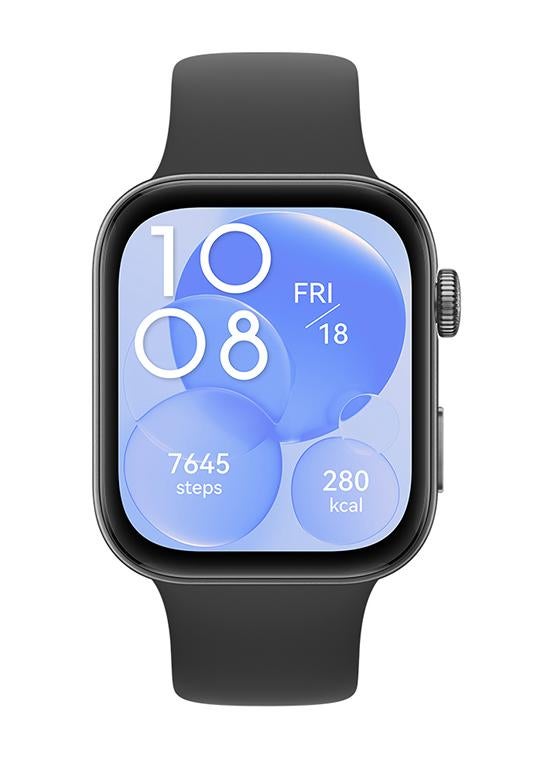 هواوي ساعة ذكية Watch Fit 3، شاشة Amoled مقاس 1.82 بوصة، تصميم مريح وأنيق، مدرب تدريب علمي، إدارة صحية محسنة، متوافقة مع iOS وAndroid - Image 2