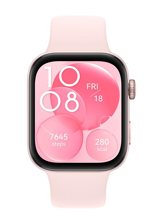 هواوي ساعة ذكية Watch Fit 3، شاشة Amoled مقاس 1.82 بوصة، تصميم مريح وأنيق، مدرب تدريب علمي، إدارة صحية محسنة، متوافقة مع iOS وAndroid - Image 2