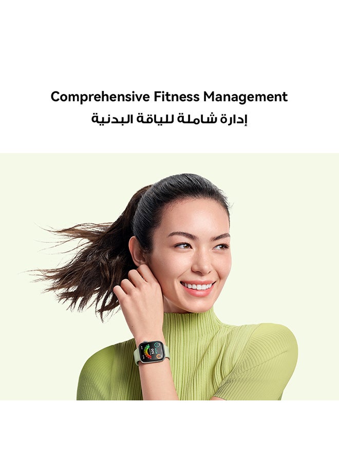 HUAWEI - Watch Fit 3 Smartwatch, 1.82 Inch Amoled Display, Comfortable And Stylish Design, Scientific Workout Coach, Upgraded Health Management, Compatible With iOS And Android White - Image 1