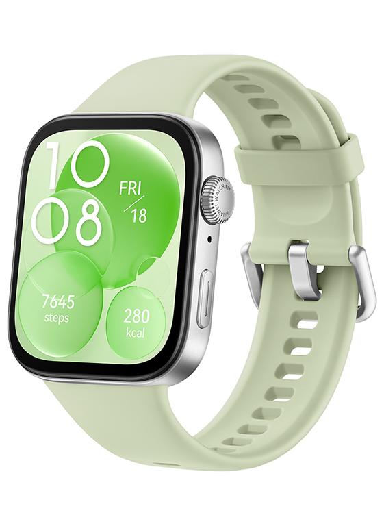 HUAWEI Watch Fit 3 Smartwatch, 1.82 Inch Amoled Display, Comfortable And Stylish Design, Scientific Workout Coach, Upgraded Health Management, Compatible With iOS And Android Green - Image 1