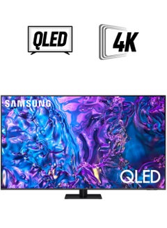 Samsung 55 inch 4K AI Upscaling QLED HDR Smart TV | 100% Color Volume with Quantum Dot | Tizen OS | Motion Xcelerator | 100HZ | Built in receiver | (2024) - QA55Q70DAUXSA black  - Image 1
