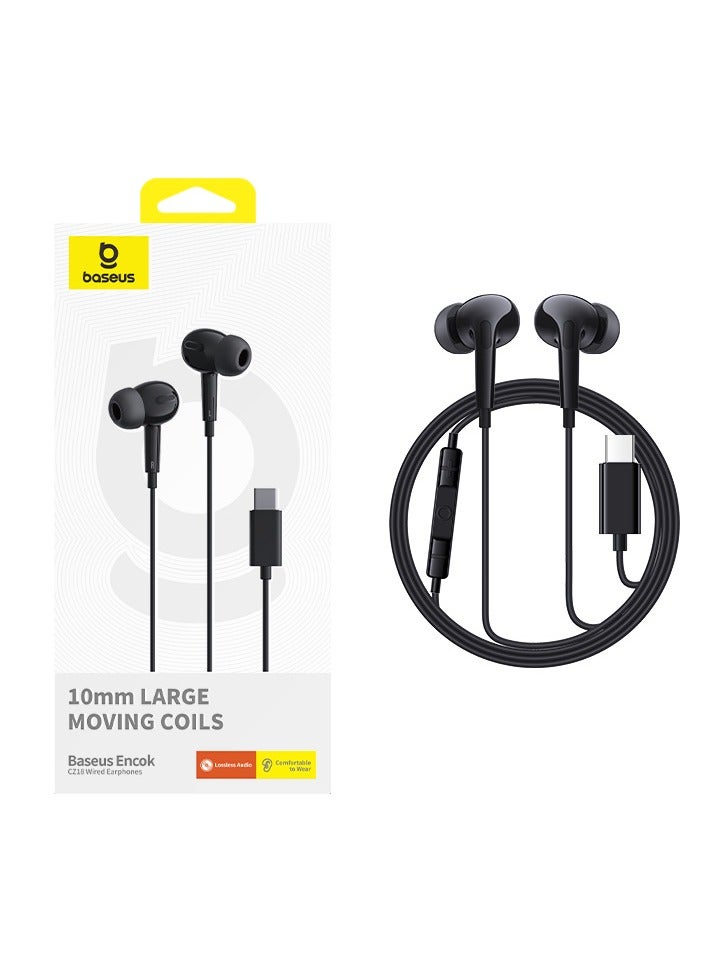 USB C Headphones For Samsung Galaxy S23 Ultra S22 S21 FE S20 A54 A53 USB C Earphones With Microphone In-Ear Headphone Noise Isolation USB Type C Earphone For iPhone 15 Pro Max iPad Plus Pixel 8 Black