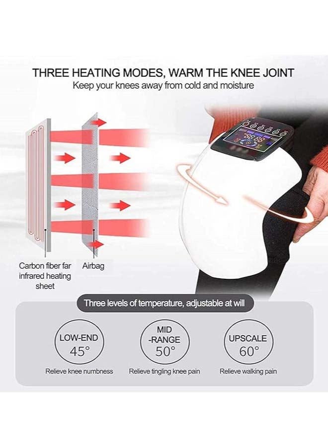 Spa Care Knee Massager With Heat Air Massage Pain Relief For Office Home Sport Travel - Image 3