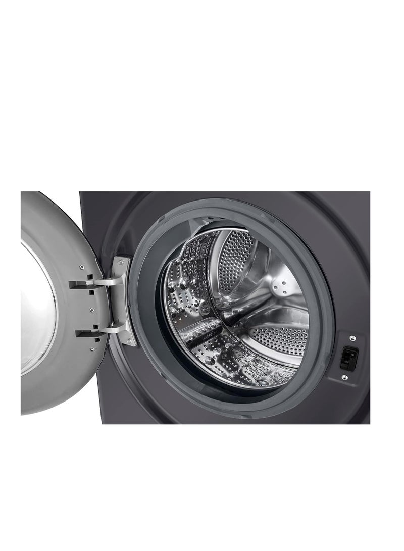 LG - Vivace Washing Machine- With AI DD Technology - 8 kg F4R3TYG6J Middle Black - Image 1