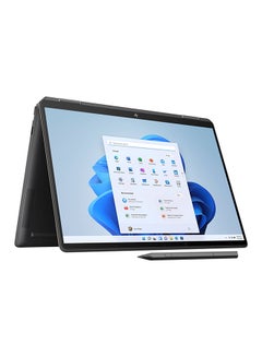 إتش بي كمبيوتر محمول Spectre 16-f2013dx x360 2 في 1 بشاشة مقاس 16 بوصة ومعالج Core i7-13700H وذاكرة وصول عشوائي سعة 16 جيجابايت ومحرك أقراص SSD سعة 512 جيجابايت وبطاقة رسومات Intel Iris Xe ونظام تشغيل Windows 11  - Image 2