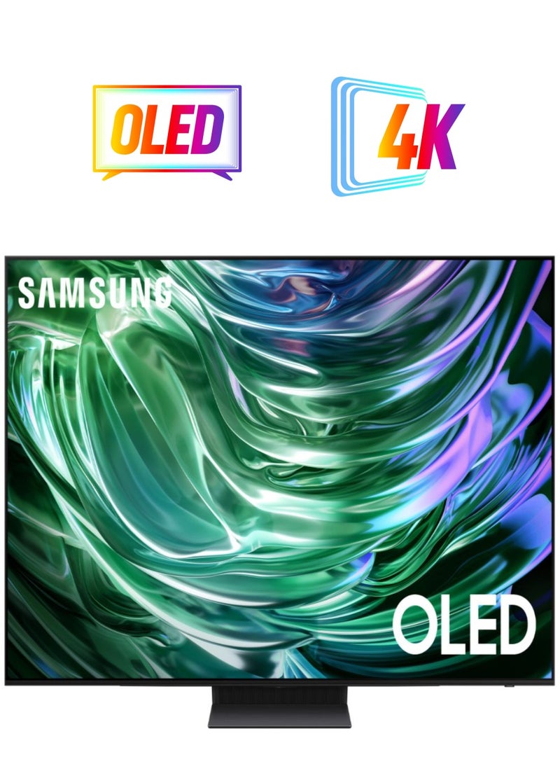 سامسونج تلفزيون سامسونج 55 بوصة OLED 4K Android موديل (2024) S90D QA55S90DAUXSA أسود  - Image 1