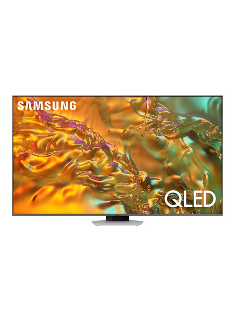 55 inch 4K AI Upscaling QLED HDR Smart TV | NQ4 AI Gen2 Processor | 100HZ | Direct Full Array | Tizen OS | (2024) - QA55Q80DAUXSA black