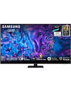 65 inch 4K AI Upscaling QLED HDR Smart TV | 100% Color Volume with Quantum Dot | Tizen OS | Motion Xcelerator | 100HZ | Built in receiver | (2024) - QA65Q70DAUXSA black