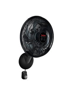 Tefal Silence Force Wall Fan - 16 Inches - 3 Speeds - Mechanical Control 100 m³ 75 W VG4150EE Black  - Image 1
