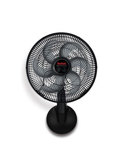 Tefal Silence Force Wall Fan - 16 Inches - 3 Speeds - Mechanical Control 100 m³ 75 W VG4150EE Black  - Image 2