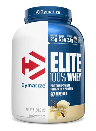 Dymatize Elite 100% Whey Protein Powder 63SV 5LB Gourmet Vanilla - pnsku/N70061021V/45/_/1712296842/a2b06d69-3312-4519-91e7-690eb4aeb6c8