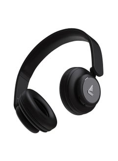 Rockerz 450 Bluetooth On Ear Headphones With Mic, Upto 15 Hours Playback, 40MM Drivers, Padded Ear Cushions, Integrated Controls And Dual Modes Luscious Black
