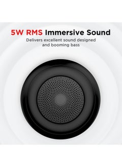 boAt Stone 135 Portable Wireless Speaker With 5W RMS Immersive Sound,IPX4 Water Resistance, True Wireless Feature, Up To 11H Total Playtime, Multi-Connectivity Modes With Type C Charging Active Black  - Image 3