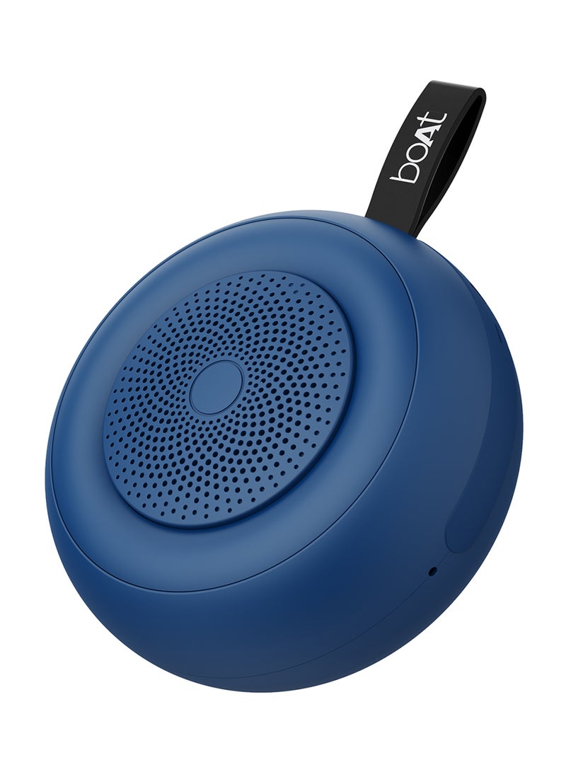 boAt - Stone 135 Portable Wireless Speaker With 5W RMS Immersive Sound,IPX4 Water Resistance, True Wireless Feature, Up To 11H Total Playtime, Multi-Connectivity Modes With Type C Charging Bold Blue - Image 1