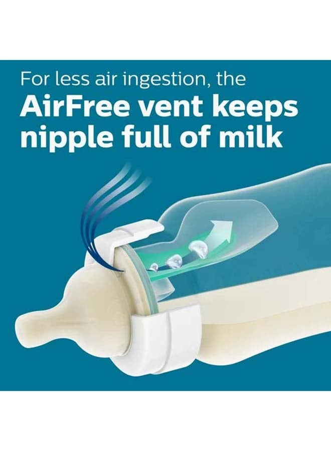 PHILIPS AVENT Pack Of 3 Anti-Colic Baby Bottle With Airfree Vent And Turtle Design, 260ml  - Image 3