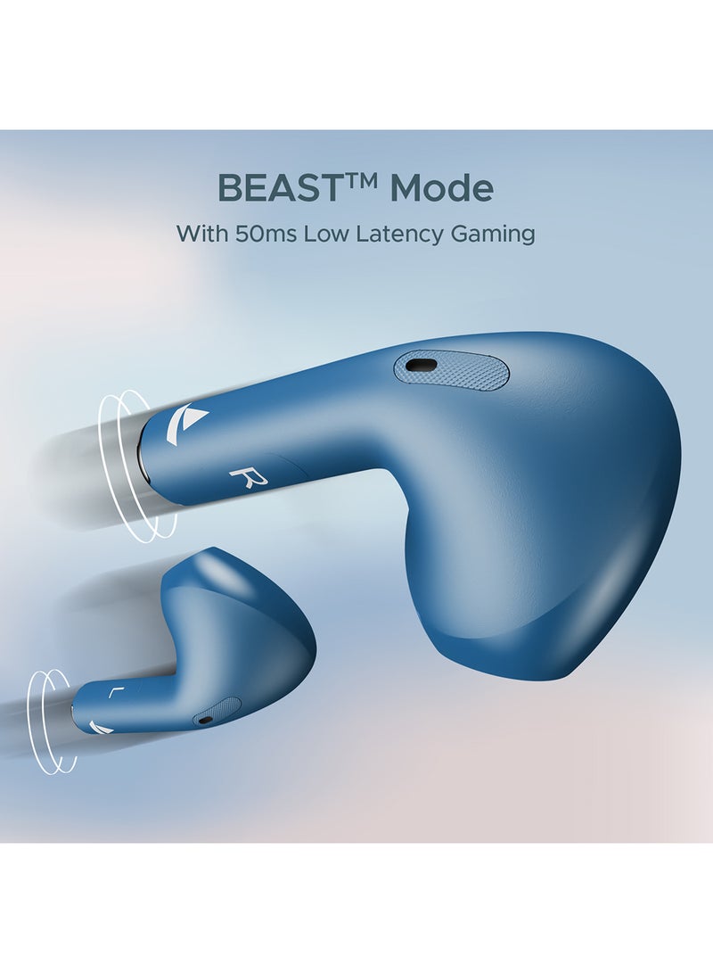 boAt - Airdopes Alpha With 35 HRS Playback, 13mm Drivers, Dual Mics ENx & Beast Mode Dark Cyan - Image 1