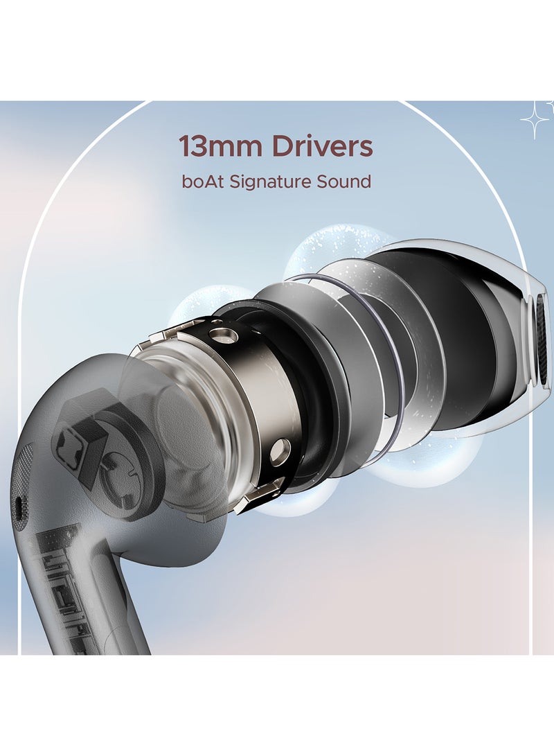 boAt - Airdopes Alpha With 35 HRS Playback, 13mm Drivers, Dual Mics ENx & Beast Mode Jet Black - Image 1