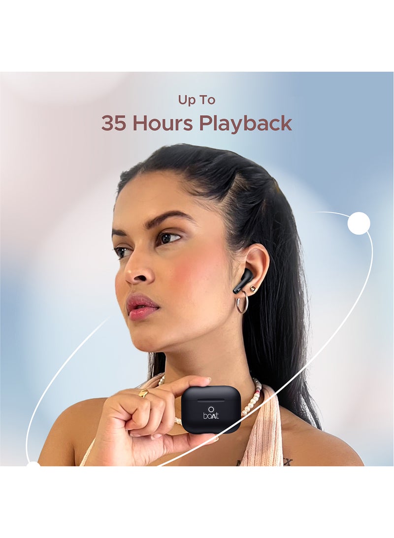 بوات Airdopes Alpha مع تشغيل لمدة 35 ساعة، ومشغلات مقاس 13 مم، وميكروفونات مزدوجة ENx ووضع Beast Mode - Image 2