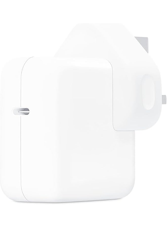 Apple - 30W USB-C Power Adapter ​​​​​​​ White - Image 1