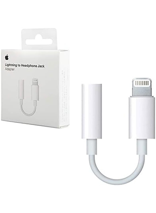 Apple Lightning to 3.5mm Headphone Jack Adapter, White, MMX62ZM/A White  - Image 4