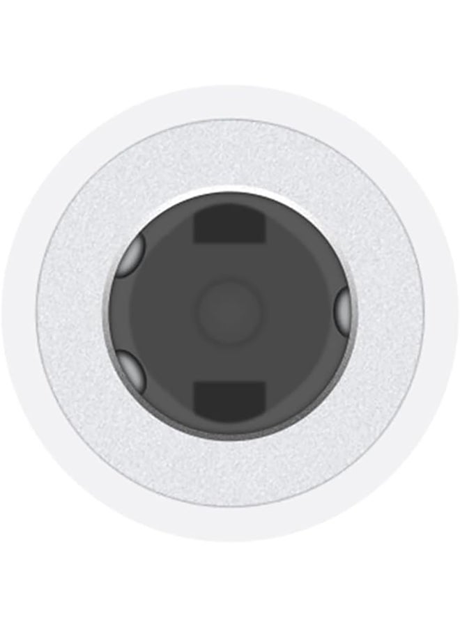 Apple Lightning to 3.5mm Headphone Jack Adapter, White, MMX62ZM/A White  - Image 2