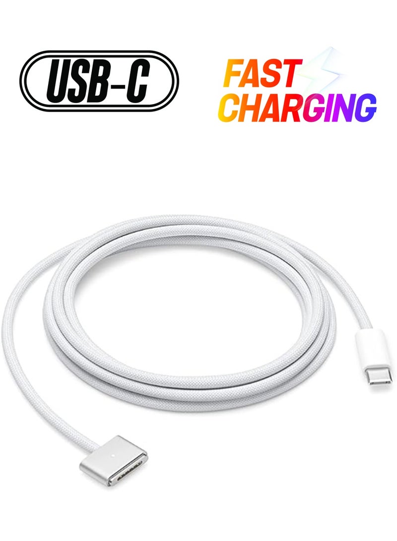 Apple USB-C to Magsafe 3 Cable (2m) White  - Image 1